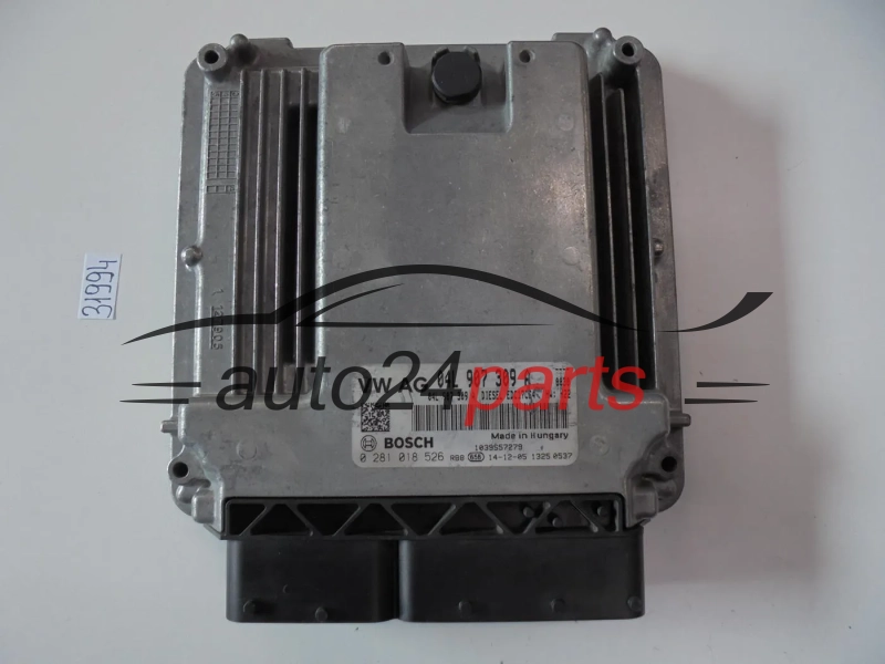 KOMPUTER STEROWNIK SILNIKA AUDI VOLKSWAGEN 2.0 TDI BOSCH 0 281 018 526, 0281018526, 04L 907 309 A, 04L907309A, EDC17C64