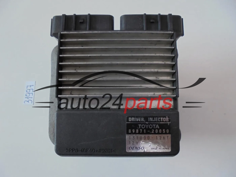KOMPUTER STEROWNIK WTRYSKOW TOYOTA 89871-20050, 8987120050, 131000-1261, 1310001261