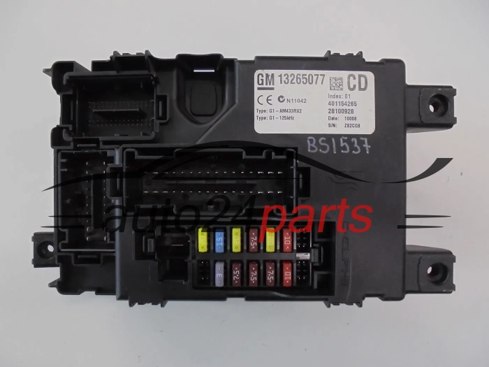 CENTRALKA MODUL STEROWNIK BSI OPEL CORSA D 13265077 CD 28100928