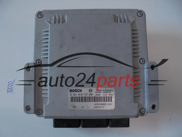 Sterownik silnika RENAULT MASTER 2.2 DCI 0281010787 HOM 8200091428 8200132175