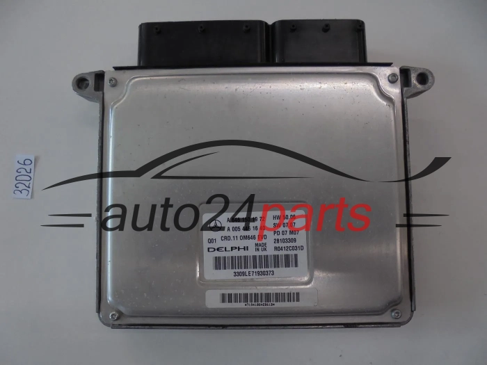 Sterownik silnika MERCEDES W208 220 CDI A6461501972 A0054461640 R0412C031D 28103309