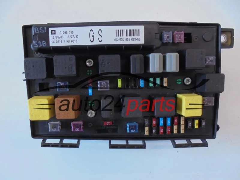 Centralka komfortu BSI OPEL ASTRA H ZAFIRA B 13206746 GS 5DK008668-52