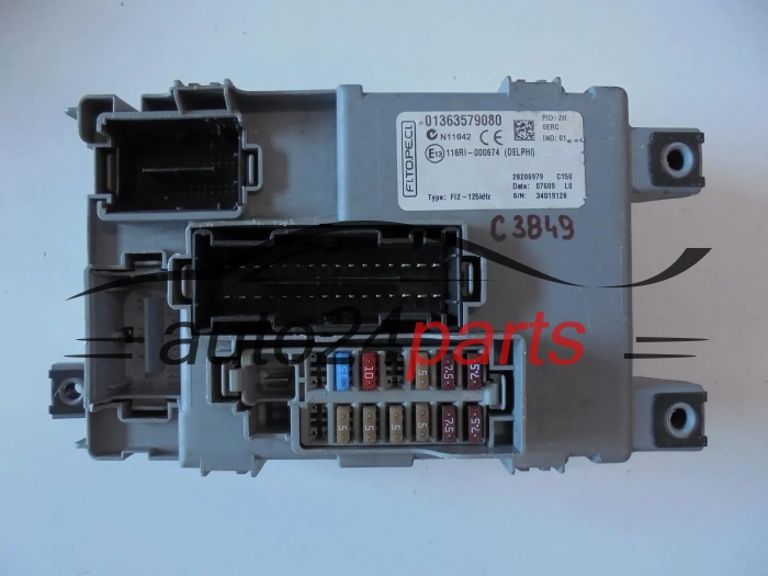 Module control unit bsi FIAT 01363579080
