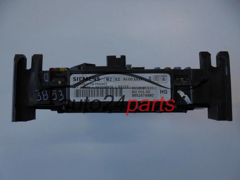 Moduł komfortu BSI Citroen Peugeot S118085320C 9652474680