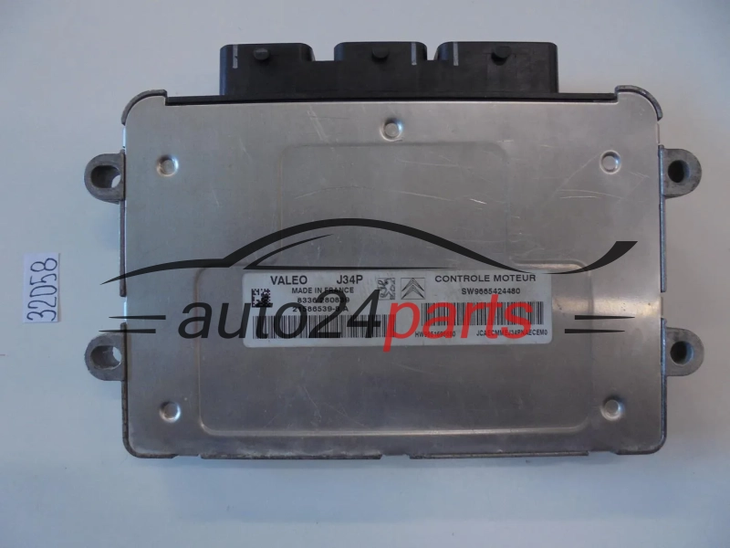 KOMPUTER STEROWNIK SILNIKA CITROEN C3 1.4 VALEO J34P 21586539-8 A, 215865398A, SW9665424480 HW9651696680