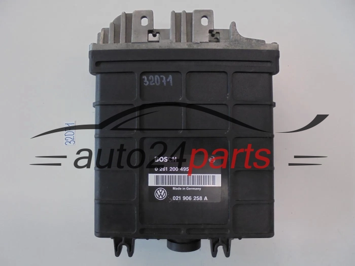Sterownik silnika VOLKSWAGEN GOLF BOSCH 0261200495 021906258A -