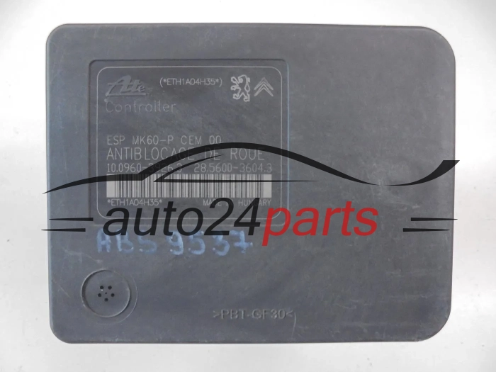 Pompa abs i sterownik CITROEN 9674415980 10020604234 10096039263