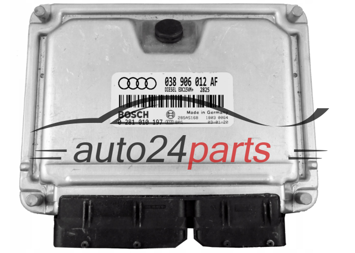 MOTORSTEUERGERÄT ECU STEUERGERAT AUDI A4 1.9 TDI AHU 0281010197 038906012AF