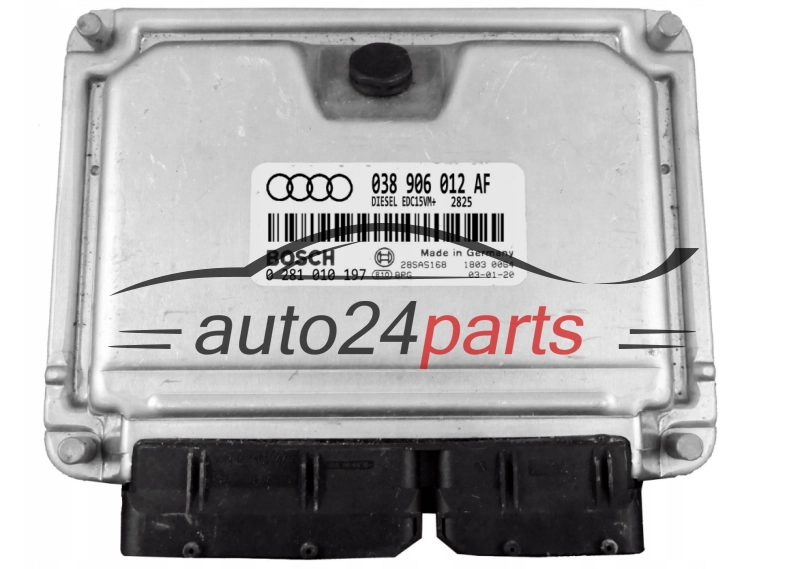 MOTORSTEUERGERÄT ECU STEUERGERAT AUDI A4 1.9 TDI AHU 0281010197 038906012AF