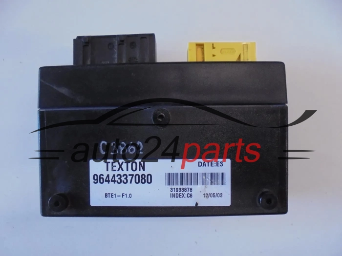 CENTRALKA MODUL STEROWNIK PEUGEOT 206 CABRIO TEXTON 9644337080