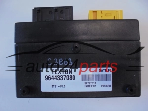 CENTRALKA MODUL STEROWNIK PEUGEOT 206 CABRIO TEXTON 9644337080
