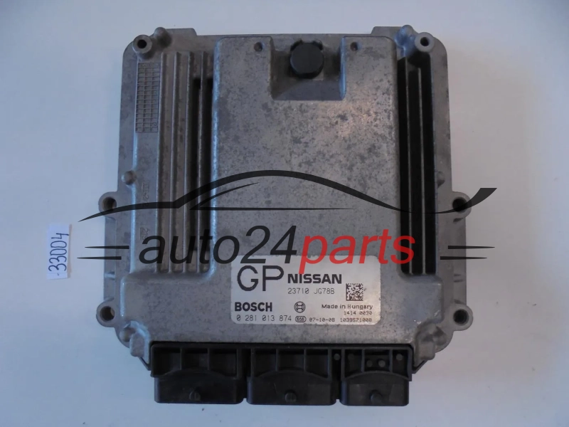 Sterownik silnika NISSAN X-TRAIL 2.0 DCI 0281013874 23710JG78BGP