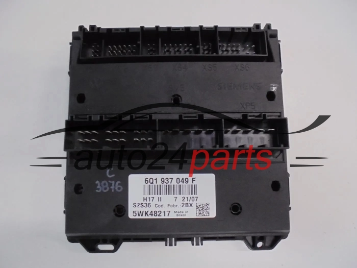 CENTRALKA MODUL STEROWNIK KOMFORTU SEAT IBIZA SKODA FABIA VW POLO 6Q1937049F 5WK48217