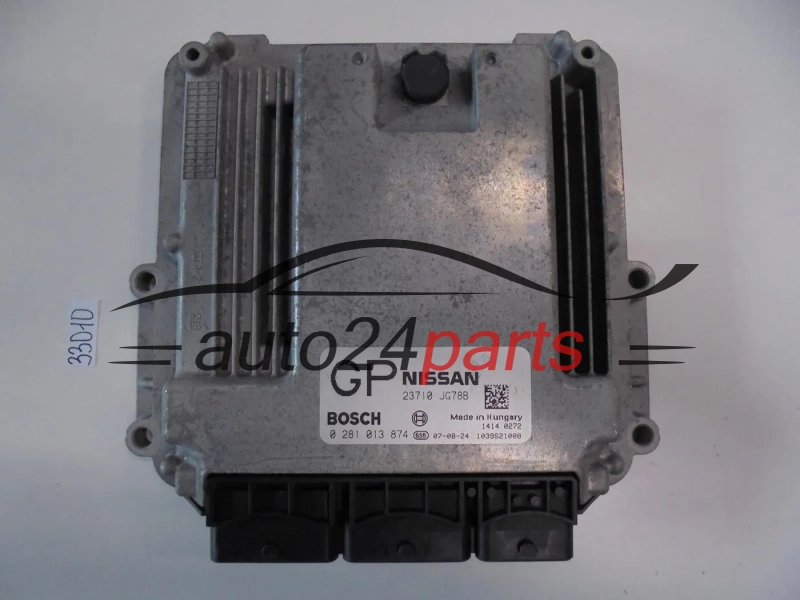 Sterownik silnika NISSAN X-TRAIL 2.0 DCI 0281013874 23710JG78BGP