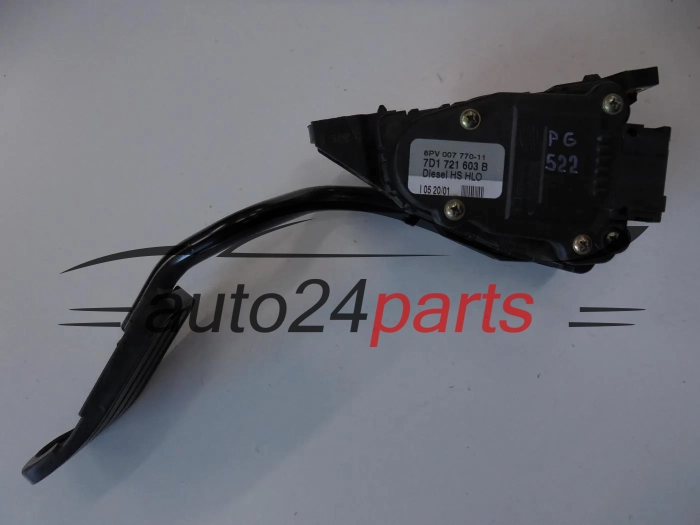 POTENCJOMETR PEDAL GAZU VW VOLKSWAGEN 7D1721603B 6PV00777011