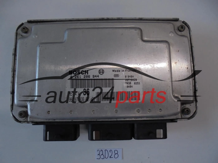 KOMPUTER STEROWNIK SILNIKA CITROEN BERLINGO 1.6/1.8, BOSCH 0 261 206 944, 0261206944, 96 387 836 80, 9638783680, ME7.4.4 36