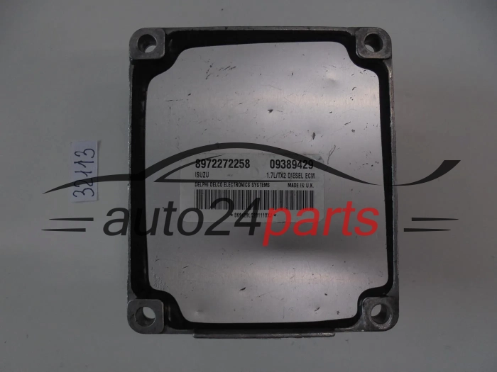 KOMPUTER STEROWNIK SILNIKA OPEL CORSA COMBO 1.7 DI DT DTI Y17DT Y17DTL DELPHI DELCO 09389429, ISUZU 8972272258