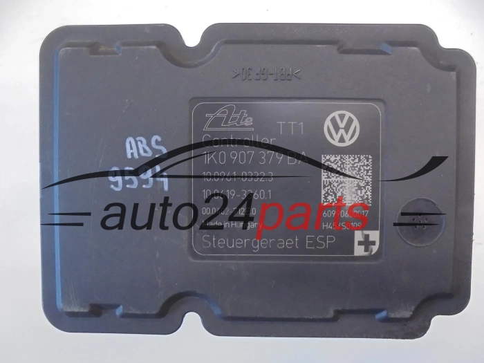 POMPA ABS I STEROWNIK AUDI VOLKSWAGEN 1K0614517CM 1K0907379BA