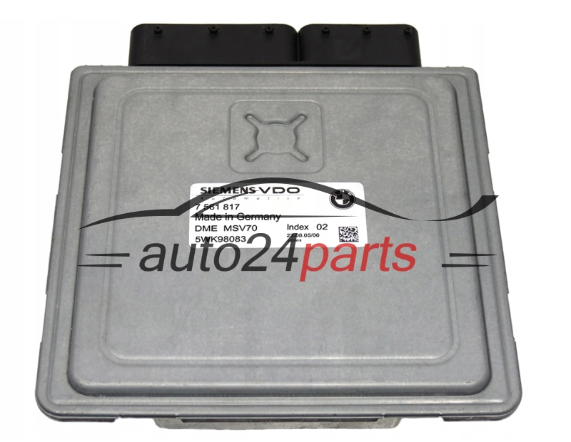 Sterownik silnika BMW SERII 3 E90/91 330 3.0 5WK98083 DME MSV70 7561817