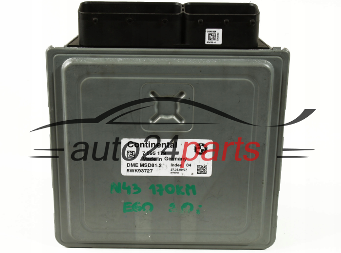 BMW SERII 3 E90/E91 320 5WK93727 DME MSD81.2 7595179