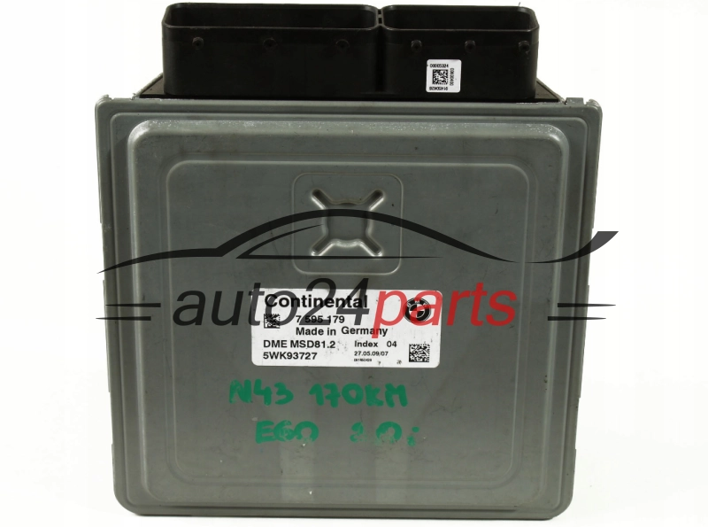 BMW SERII 3 E90/E91 320 5WK93727 DME MSD81.2 7595179
