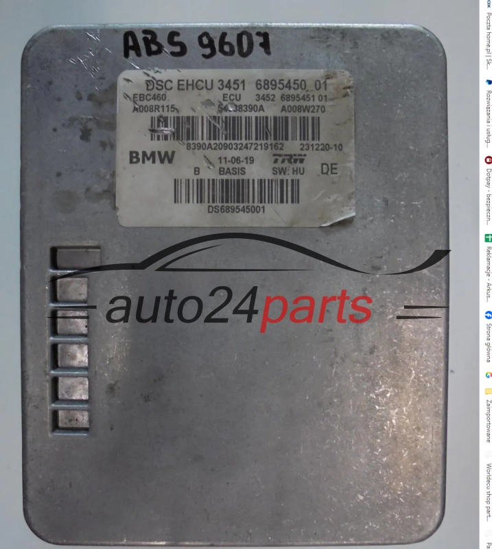 Pompa abs i sterownik BMW 6895450 6895451