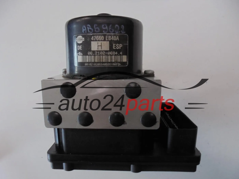 Pompa abs i sterownik NISSAN 47660EB40A 06210908643
