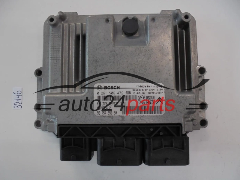 Sterownik silnika CITROEN PEUGEOT 0261S06472 9675495080 9666319180 MEV17.4.2