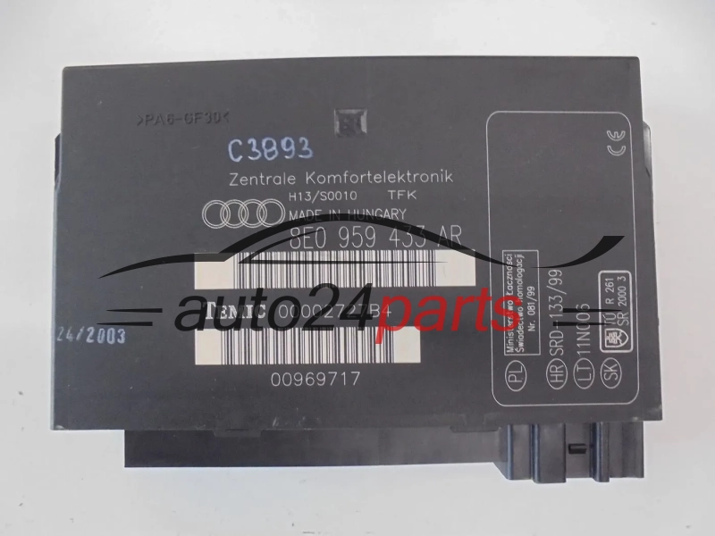 Centralka komfortu VOLKSWAGEN AUDI TEMIC 8E0959433AR