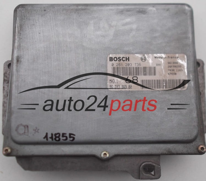 CITROEN SAXO PEUGEOT 106 1.4 BOSCH 0 261 203 736 0261203736 96 203 989 80 9620398980