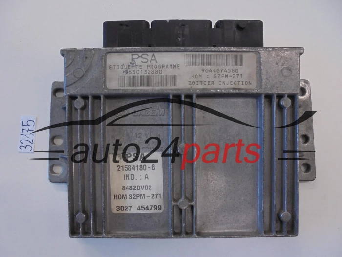 Sterownik silnika Citroen 215841806 9644674580 – zdjęcie 2