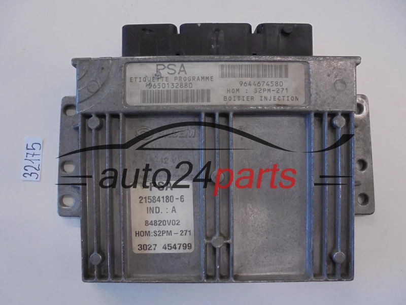Sterownik silnika Citroen 215841806 9644674580 – zdjęcie 2