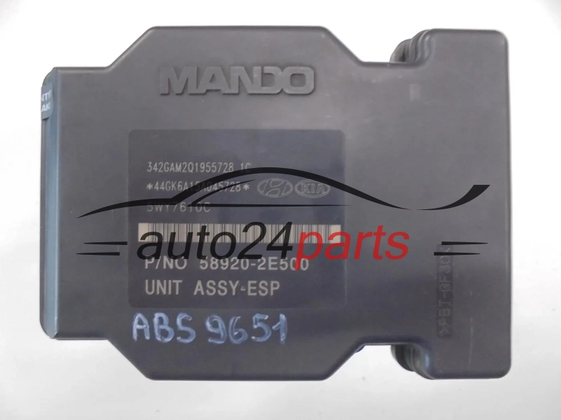 Αντλία ABS Kia Hyundai Mando 589202E500 BH60133440 5WY7610C - φωτογραφία 4