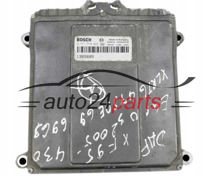 Sterownik silnika Bosch 0281010045 1365685 – komputer ECU z etykietą producenta