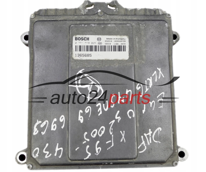 Sterownik silnika Bosch 0281010045 1365685 – komputer ECU z etykietą producenta