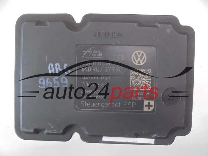 ABS-Pumpe mit Steuergerät Audi Volkswagen Skoda ATE 1K0614517AT 10021204814 1K0907379AJ 10096103343 – Foto 2