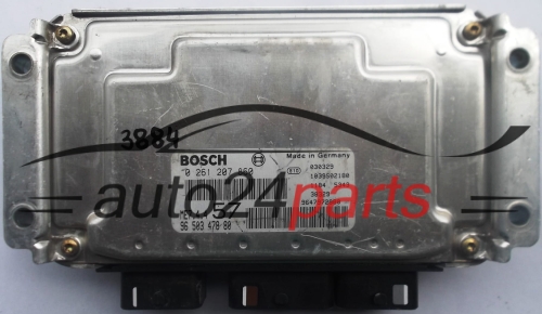 ECU ENGINE CONTROLLER CITROEN C3 1.6 BOSCH 0261207860, 0 261 207 860, 9650347880, 96 503 478 80, 9647972980