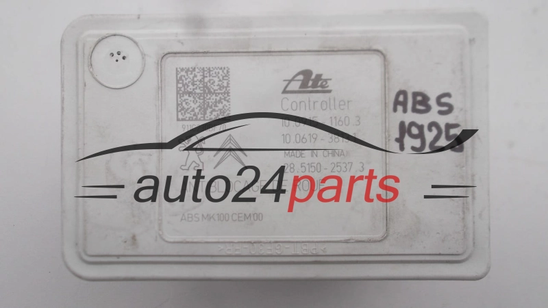 ABS HYDRAULIK-AGGREGAT MIT STEUERGERAET CITROEN C3 9678416180, ATE 10.0915-1160.3