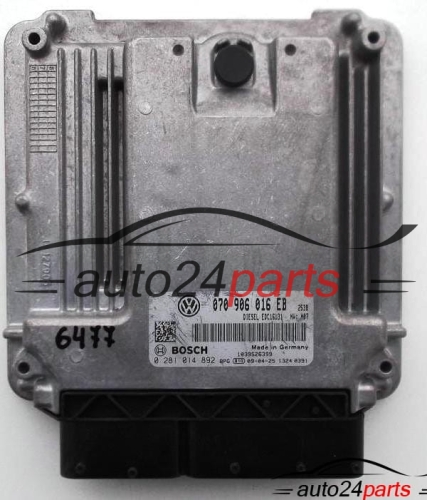  ECU ENGINE CONTROLLER VW VOLKSWAGEN T5 2.5 TDI BOSCH 0281014892
