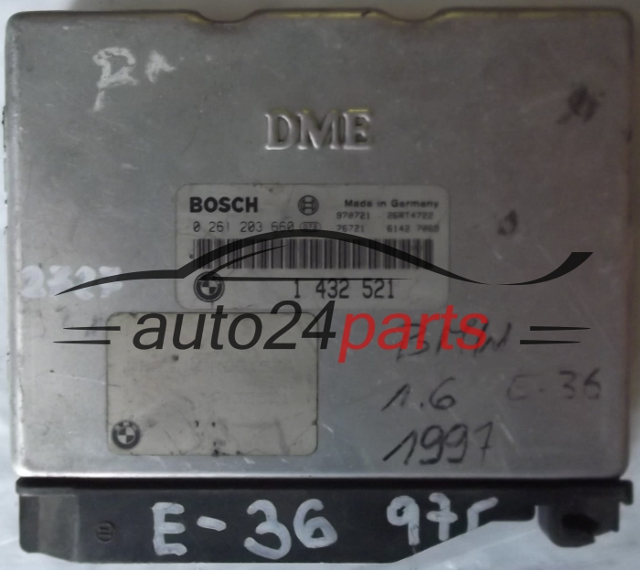 Μονάδα Ελέγχου Κινητήρα BMW 3 E36 316 BOSCH 0 261 203 660, 0261203660, 1 432 521