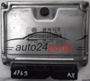 ΜΟΝΑΔΑ ΕΛΕΓΧΟΥ ΚΙΝΗΤΗΡΑ SKODA FABIA 1.9 038906012CE, 038 906 012 CE, BOSCH 0 281 010 257, 0281010257