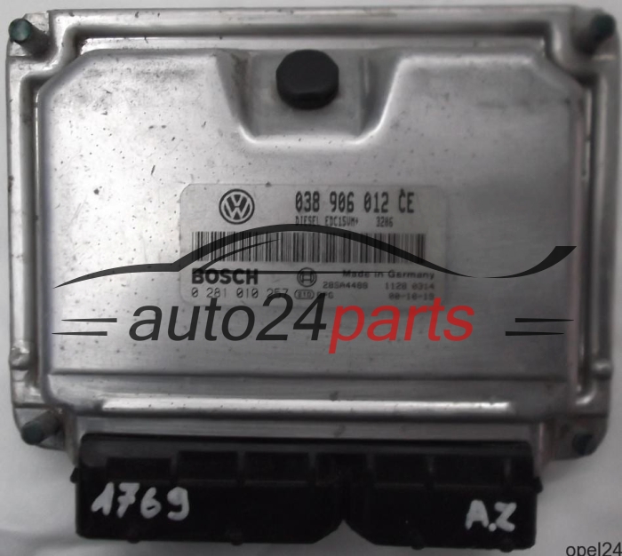 ΜΟΝΑΔΑ ΕΛΕΓΧΟΥ ΚΙΝΗΤΗΡΑ SKODA FABIA 1.9 038906012CE, BOSCH 0281010257