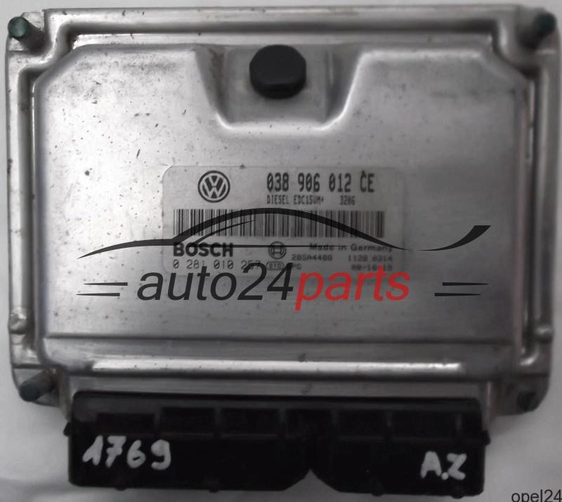 ΜΟΝΑΔΑ ΕΛΕΓΧΟΥ ΚΙΝΗΤΗΡΑ SKODA FABIA 1.9 038906012CE, BOSCH 0281010257