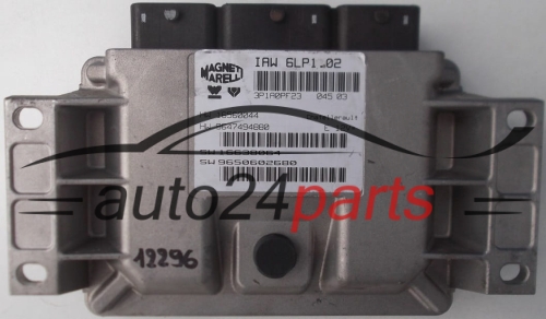 ECU ENGINE CONTROLLER PEUGEOT 307 IAW6LP1.02, IAW6LP102, 16638064, 9650602680 