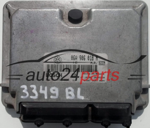 ECU ENGINE CONTROLLER VW VOLKSWAGEN NEW BEETLE 2.0 06A906018N, 06A 906 018 N, BOSCH 0261204935, 0 261 204 935, 26SA5530