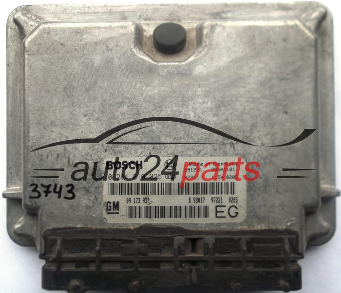 MOTORSTEUERGERÄT ECU STEUERGERAT OPEL FRONTERA 2.2 DTI X22DTH BOSCH 0281010025, 0 281 010 025, 09173933, 9173933, 09 173 933 EG