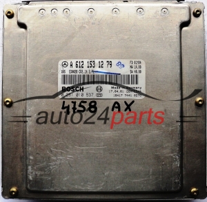 ECU ENGINE CONTROLLER MERCEDES W210 E-KLASS E270 CDI A6121531279, 6121531279, A 612 153 12 79, BOSCH 0281010537, 0 281 010 537, ED0028 CR2.14 
