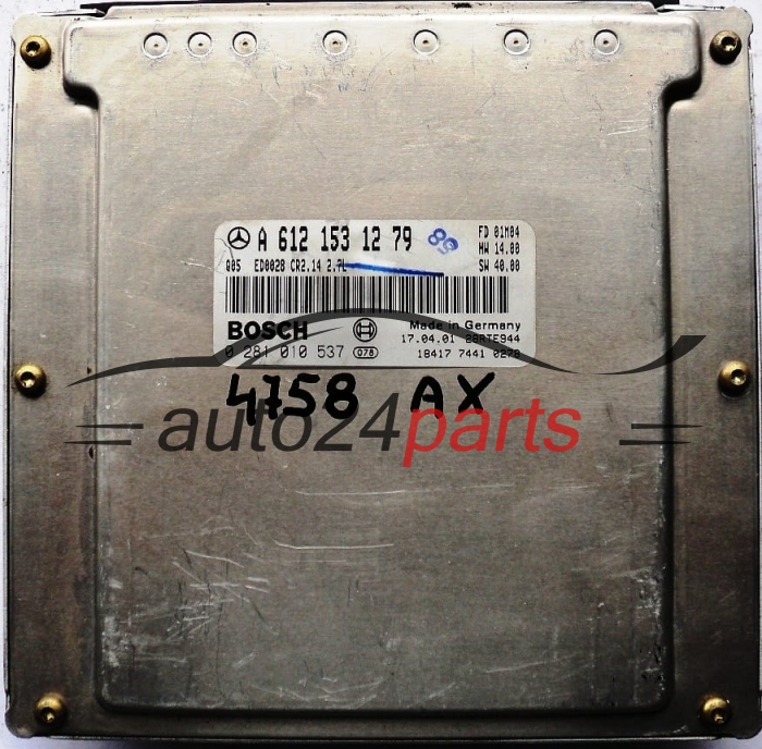 ECU ENGINE CONTROLLER MERCEDES W210 E-KLASS E270 CDI A6121531279