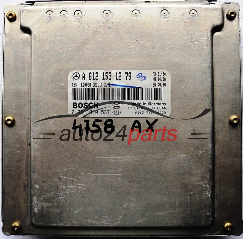 ECU ENGINE CONTROLLER MERCEDES W210 E-KLASS E270 CDI A6121531279