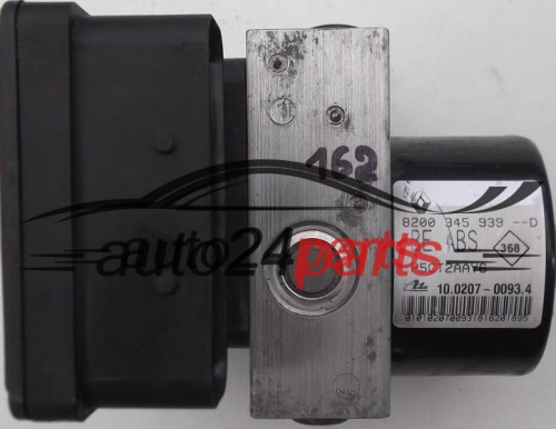 ABS CENTRALINA POMPA RENAULT LAGUNA 8200 345 939 D, 8200345939D, P5CT2AAY6, ATE 10.0207-0093.4, 10020700934, 10.0970-1402.3, 10097014023